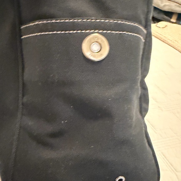 Coach Legacy Hampton large Canvas and Leather tote bag 19x13 - Picture 8 of 15